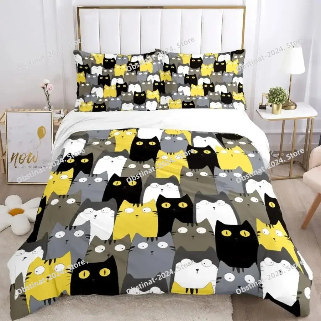 Cartoon Animals Bedding Sets N - Linen Duvet Cover ulasan dan harga