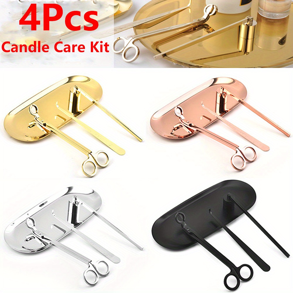 4pcs/set Luxury Candle Care Ki - Quiet Luxury Lifestyle ulasan dan harga