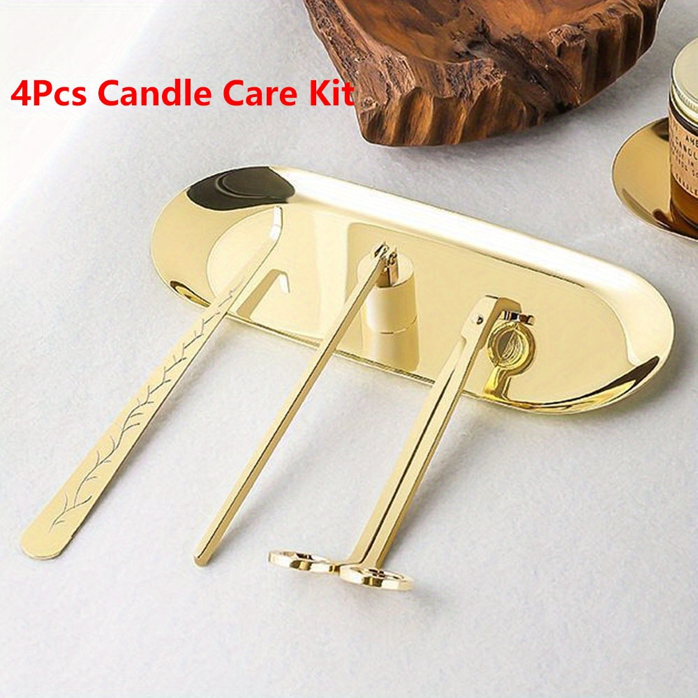 4pcs/set Luxury Candle Care Ki - Quiet Luxury Lifestyle ulasan dan harga
