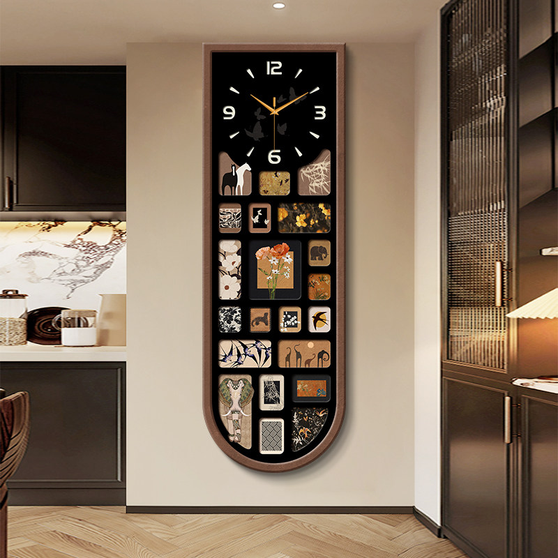Vertical Security Wall Clock U - Luxury Lifestyle Aesthetic ulasan dan harga