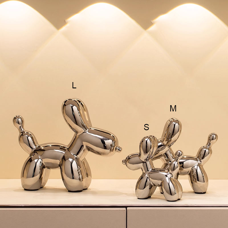 Ceramic Sculptures Silver Ball - Quiet Luxury Lifestyle ulasan dan harga