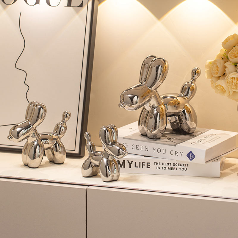 Ceramic Sculptures Silver Ball - Quiet Luxury Lifestyle ulasan dan harga
