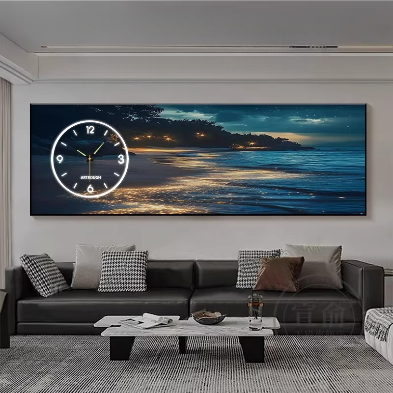 Smartlife Wall Clock, Large Lu - Luxury Lifestyle Aesthetic ulasan dan harga