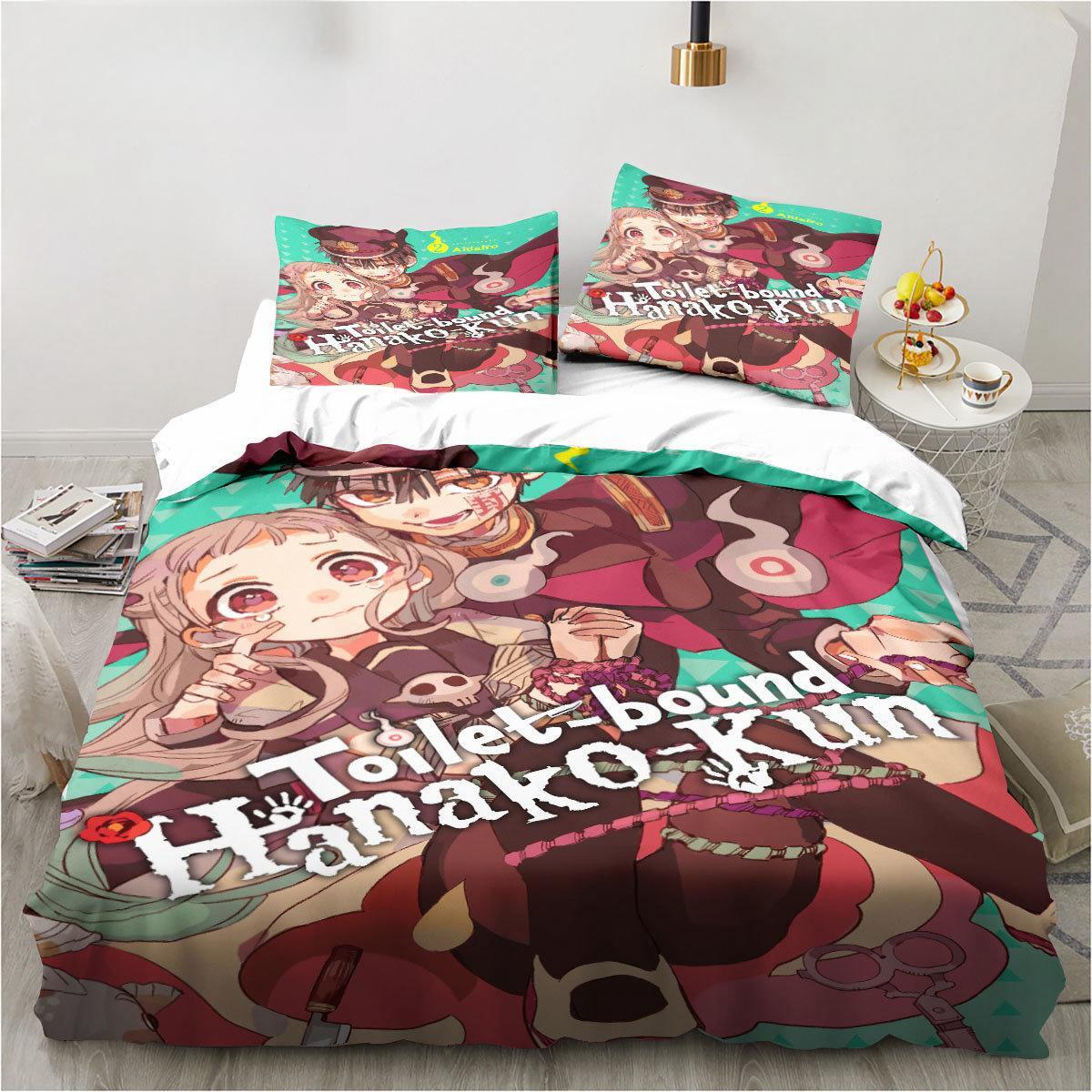 Anime Toilet-Bound Hanako-kun  - Linen Duvet Cover ulasan dan harga