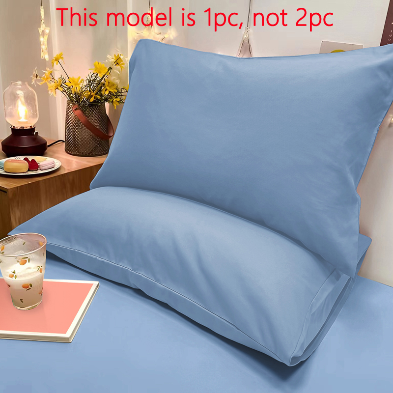 1 Piece Of Matte Solid Color P - Silk Pillowcase Set ulasan dan harga