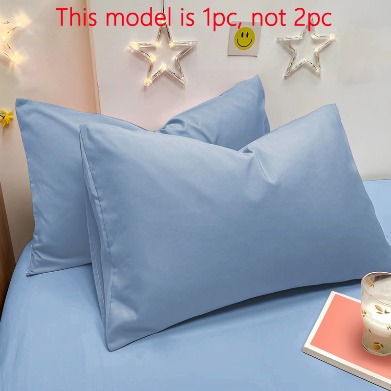 1 Piece Of Matte Solid Color P - Silk Pillowcase Set ulasan dan harga