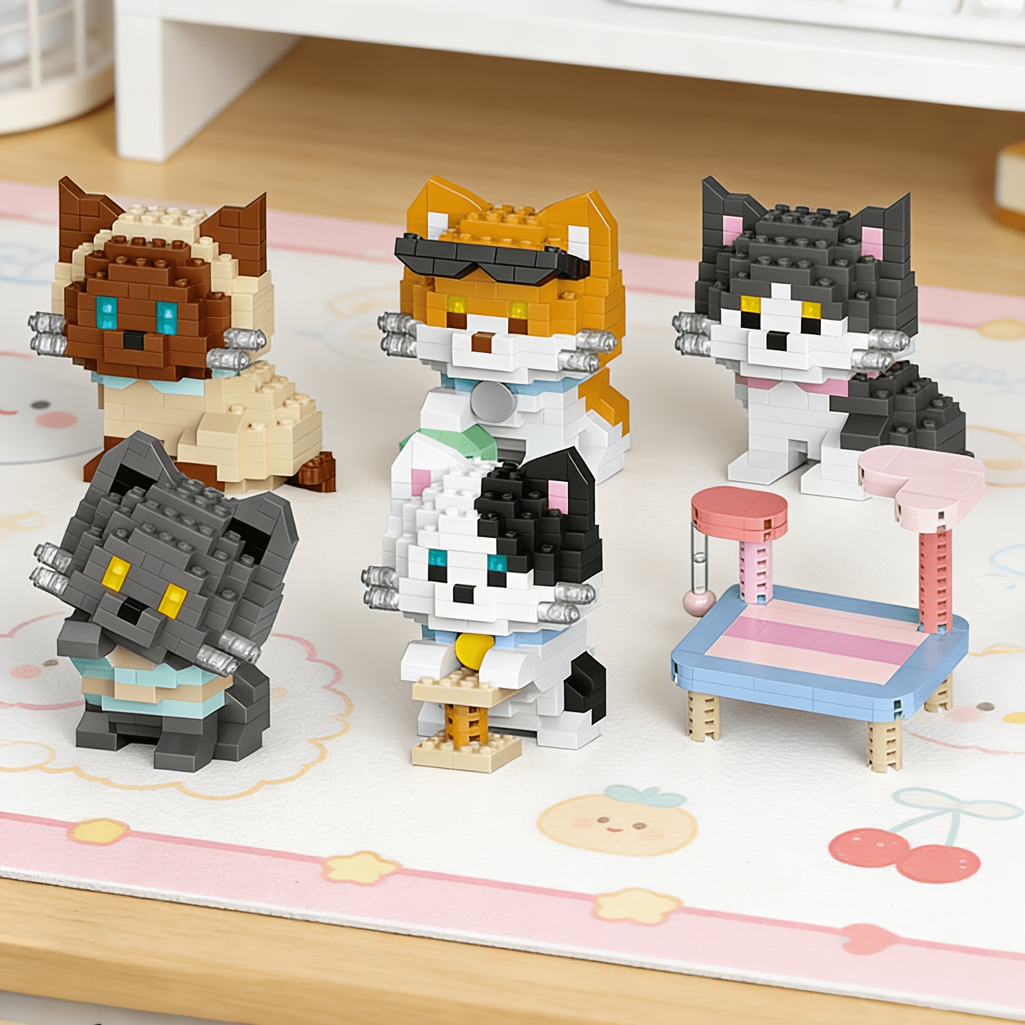Cat Series Building Blocks Set - Quiet Luxury Lifestyle ulasan dan harga
