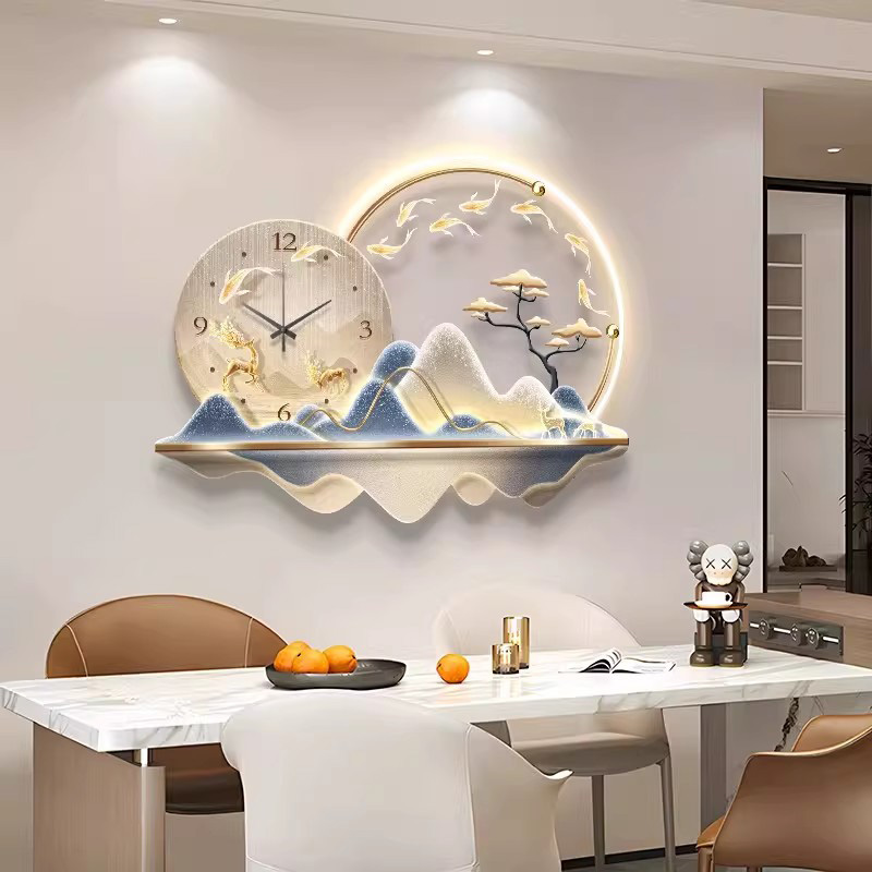 Art Mural Led Clock Wall Luxur - Luxury Lifestyle Aesthetic ulasan dan harga