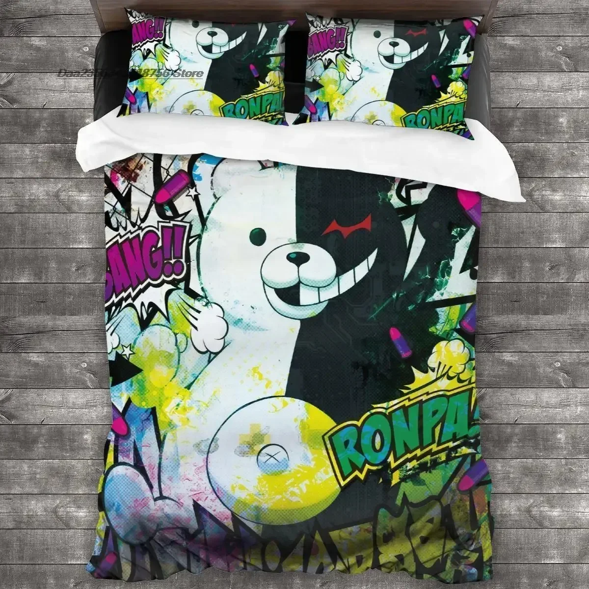 3D Print Cartoons Danganronpa  - Linen Duvet Cover ulasan dan harga