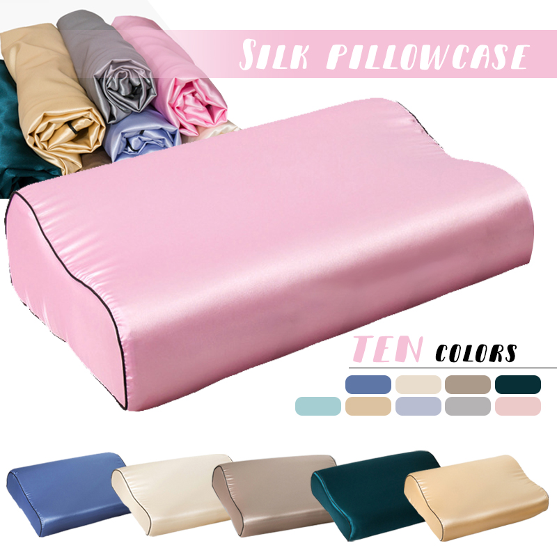 Imitation Silk Satin Latex Pil - Silk Pillowcase Set ulasan dan harga