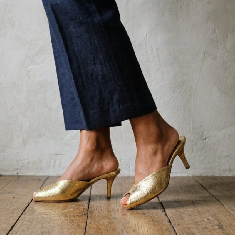 Women's Pumps Designer Gold Wo - Luxury Lifestyle ulasan dan harga