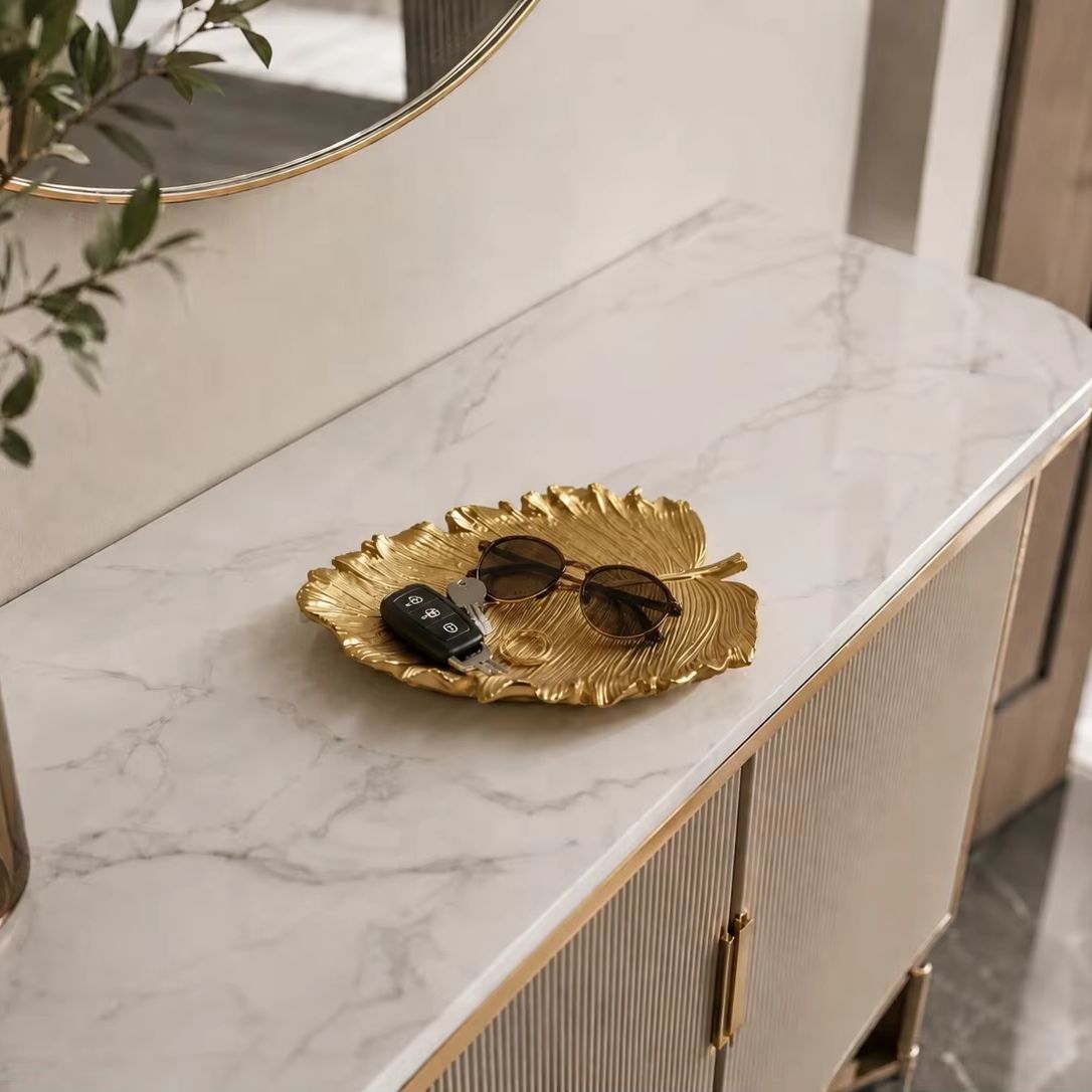 Light Luxury Golden Leaf Stora - Quiet Luxury Lifestyle ulasan dan harga
