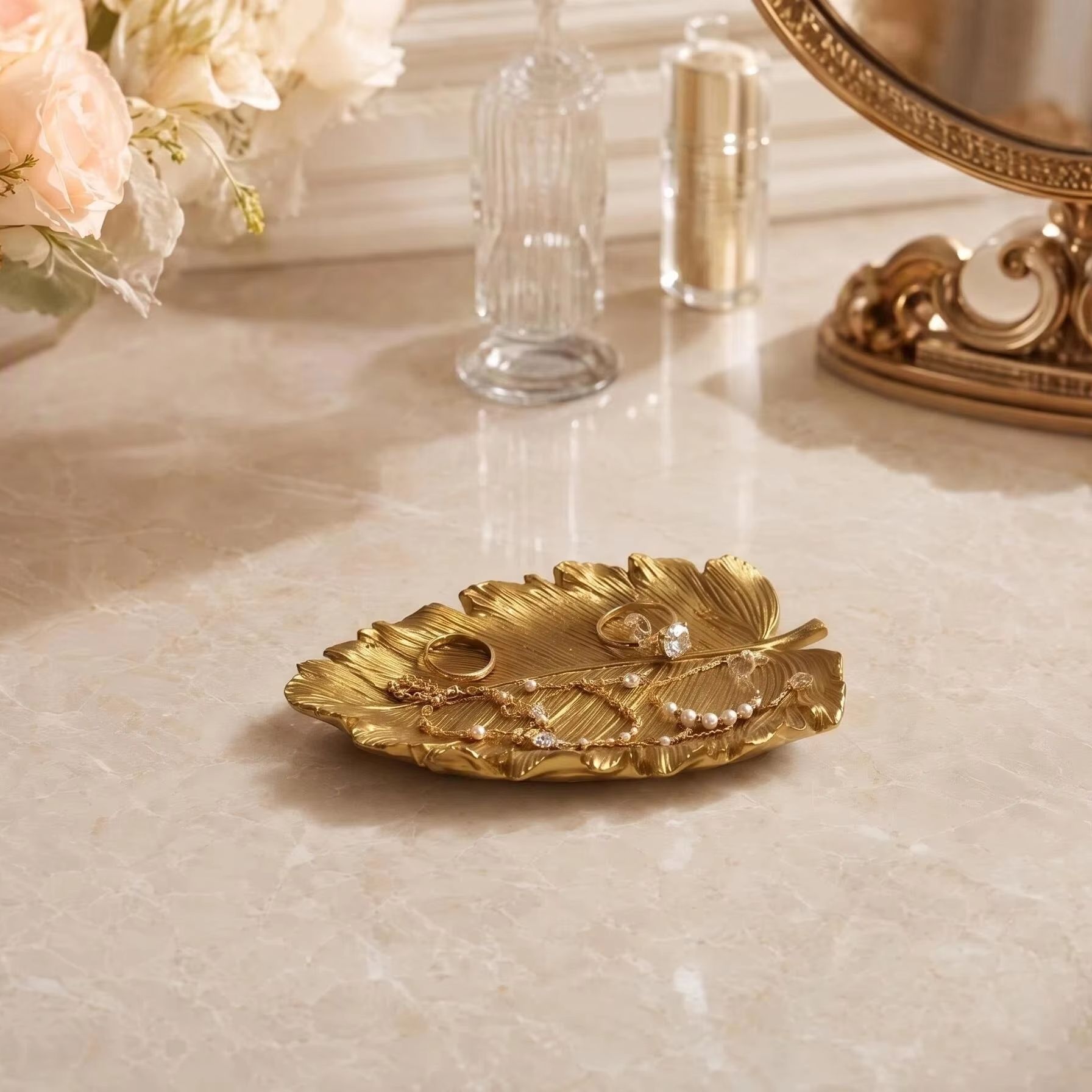 Light Luxury Golden Leaf Stora - Quiet Luxury Lifestyle ulasan dan harga